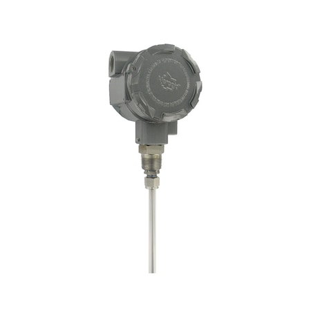 Dwyer Instruments Capacitive level transmitter, weatherproof, rod probe type, 3/4in male NPT, 72in insertion L. CRF2-WR01T-072